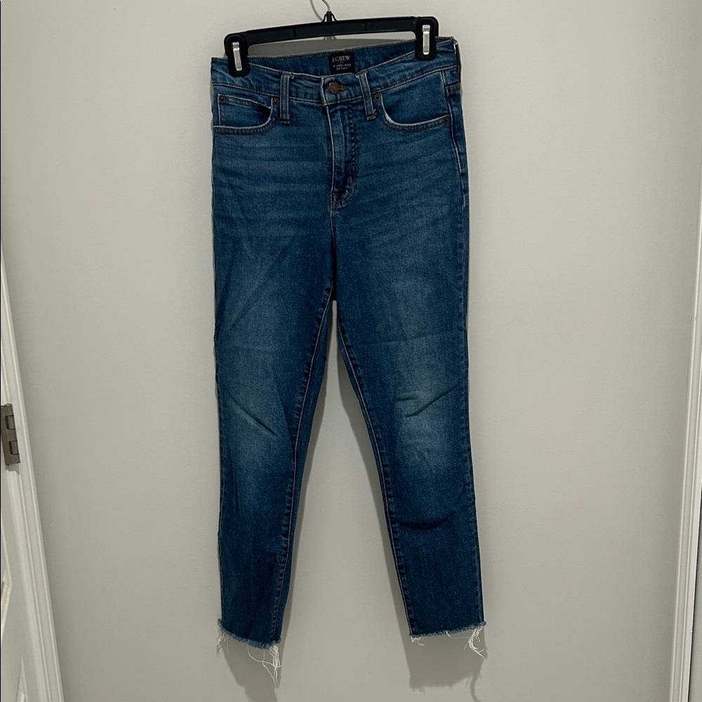 J Crew 10” High Rise Skinny Women's Blue Jeans